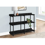 Orla Sofa Table - Marble Black
