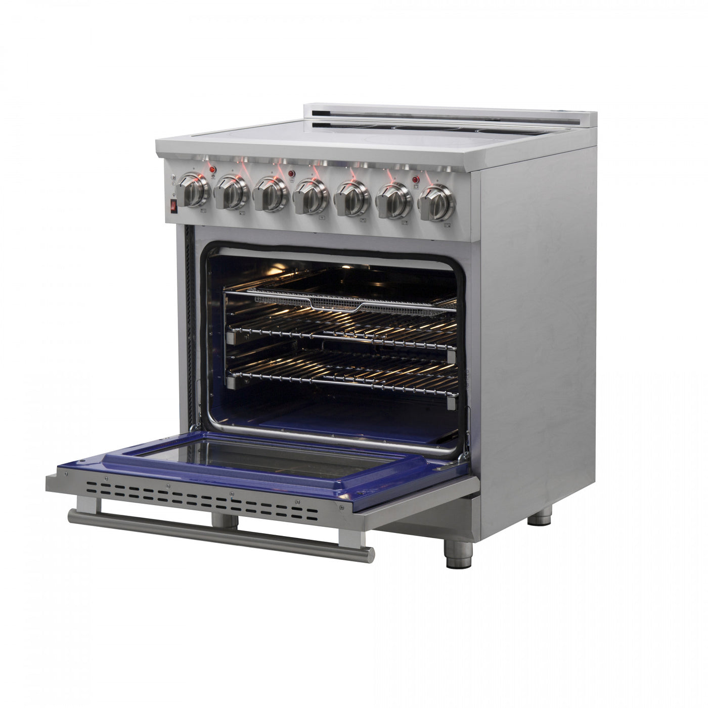 Forno Massimo 30" Stainless Steel Freestanding Electric Range With True Convection And Air Fry (4.32 Cu. Ft.) - FFSEL6020-30