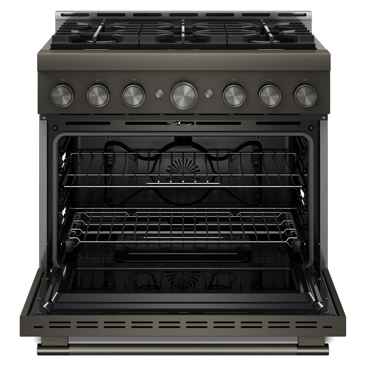 KitchenAid Black Ore Slide-In Gas Range (5 cu. ft.) - KFGS936SBE