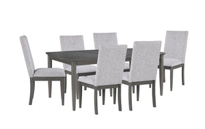 Ayana 7-Piece Extendable Dining Set - Grey