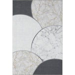 Jaipur 5' X 8' Washable Area Rug - Black and Ivory