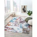 Jaipur 5' X 8' Washable Area Rug - Multi Coloured