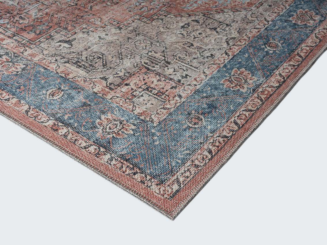 Jaipur 5' X 8' Washable Area Rug - Rust