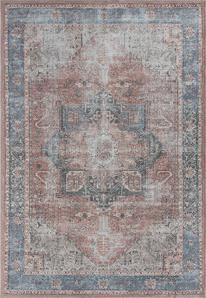 Jaipur 5' X 8' Washable Area Rug - Rust