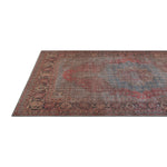 Jaipur 5' X 8' Washable Area Rug - Red and Blue