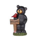 Welcome Bear - II Statue - Black