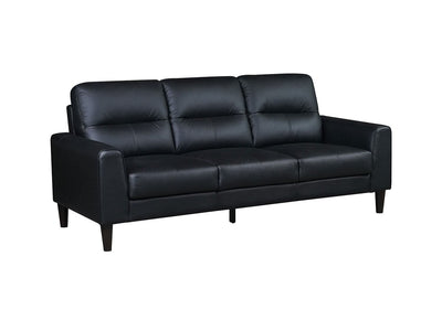 Verissimo Leather Sofa - Black
