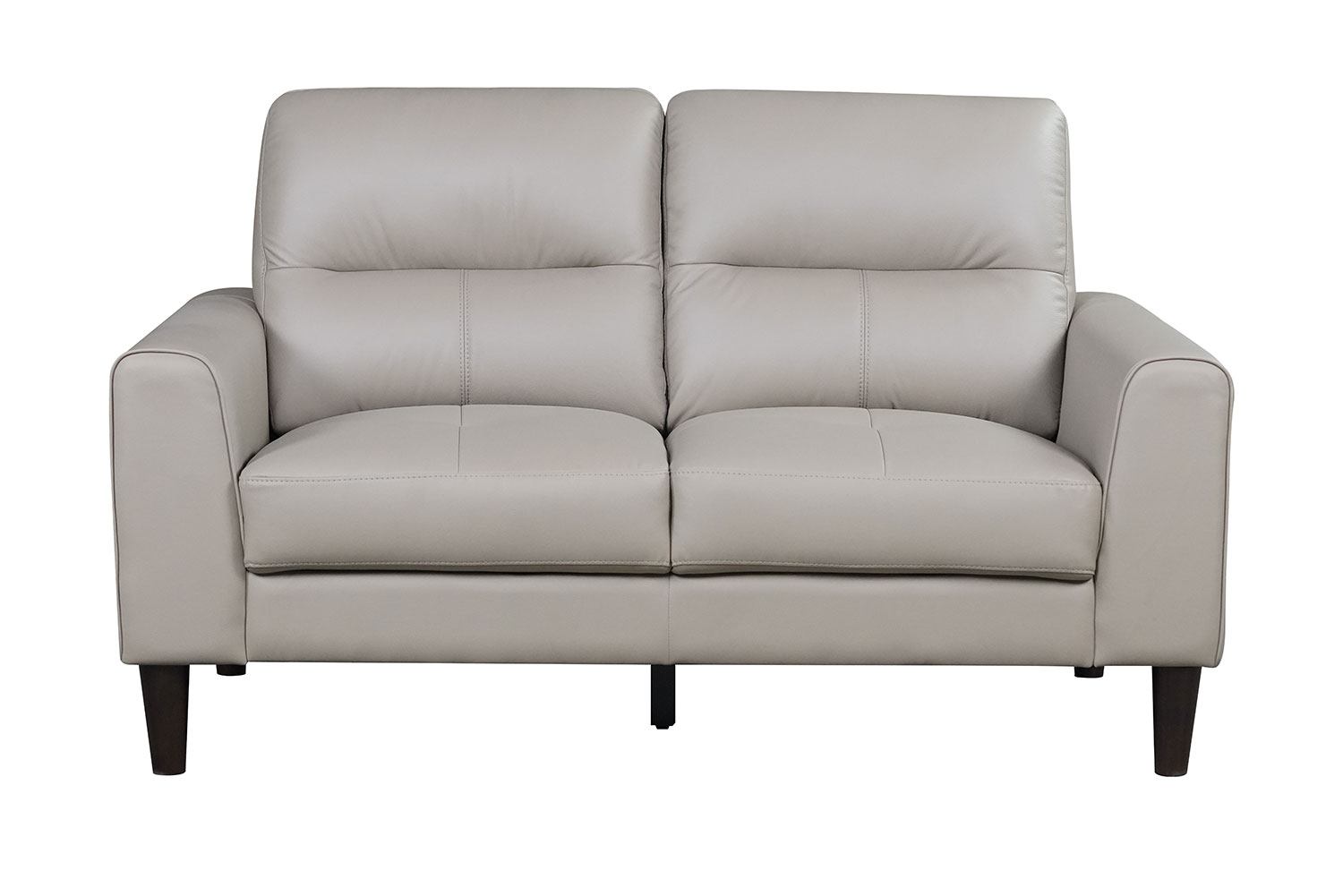 Verissimo Leather Loveseat - Latte