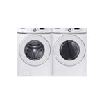 Samsung White Front-Load Washer (5.2 cu. ft.) & Electric Dryer (7.5 cu. ft.) - WF45T6000AW/DVE45T6005W