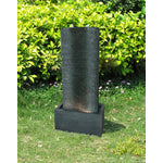 Modern Curved Waterfall Fountain With LED