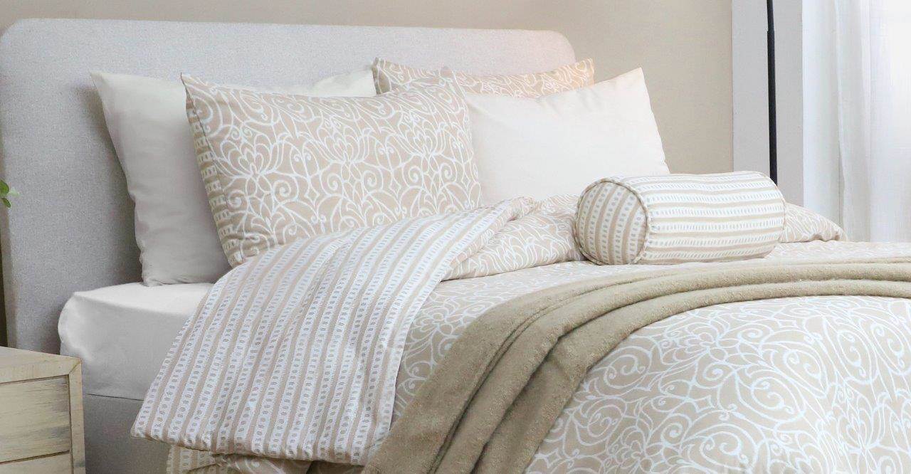 Cotton House 7-Piece King Comforter Set - Scroll
