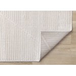 Logan Modern Lines Area Rug - Cream - 5' X 8'