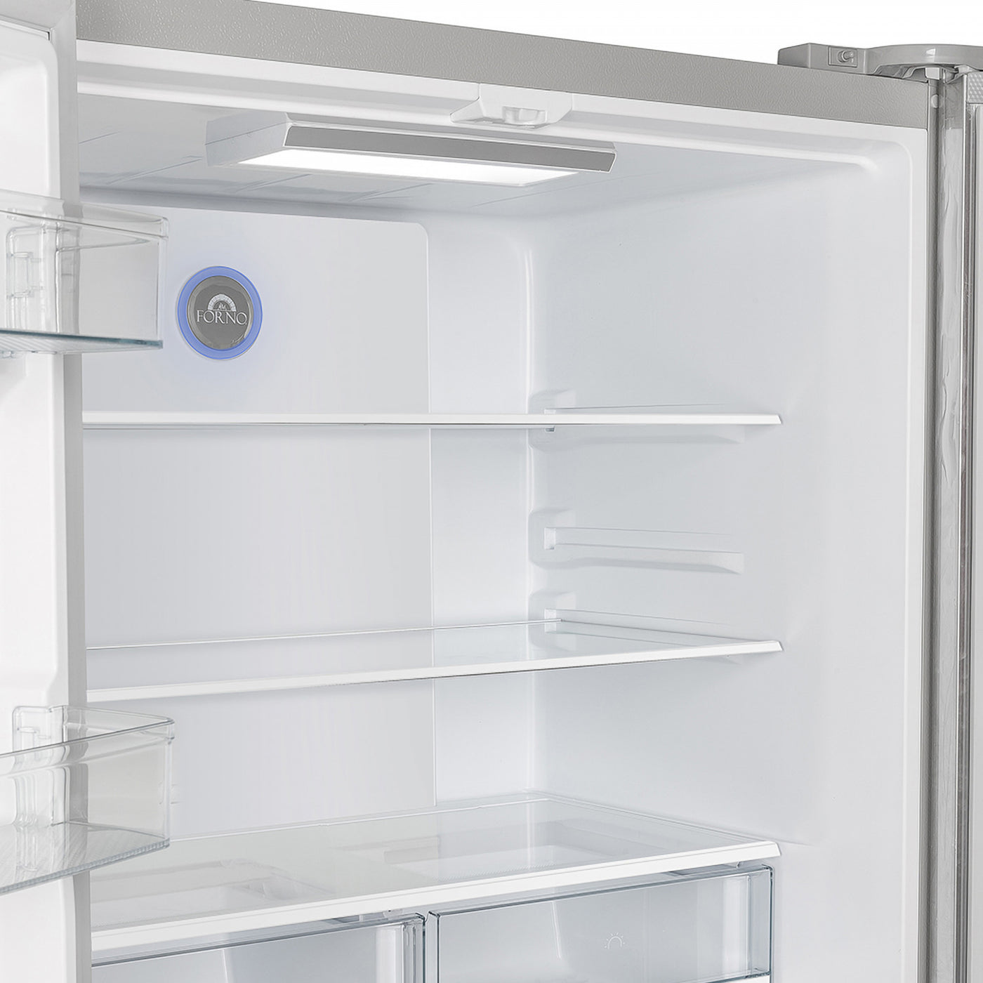 Forno Moena Stainless Steel Counter-Depth French Door Refrigerator (19.2 Cu. Ft.) - FFRBI1820-36SB