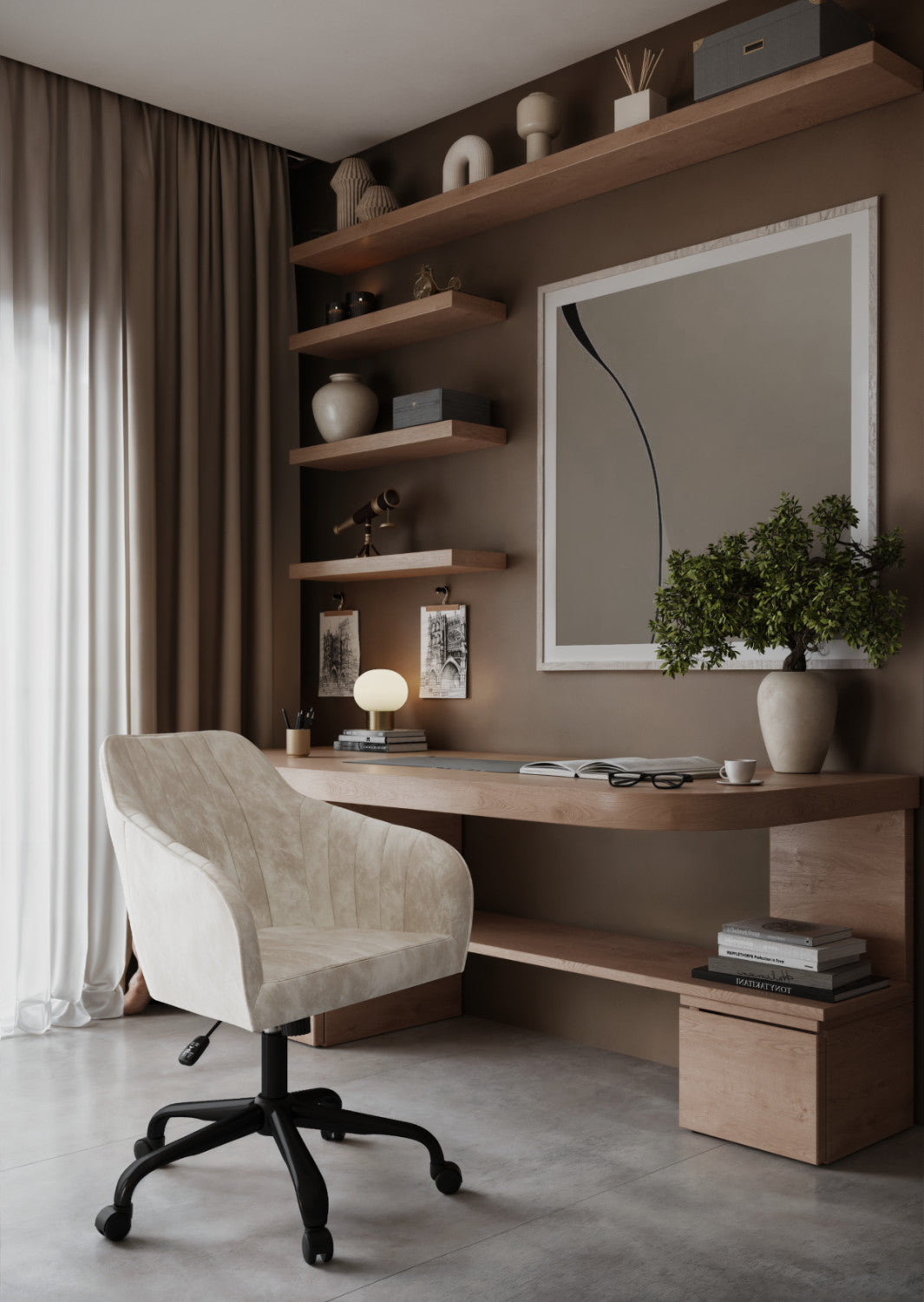 Monet Office Chair - Beige