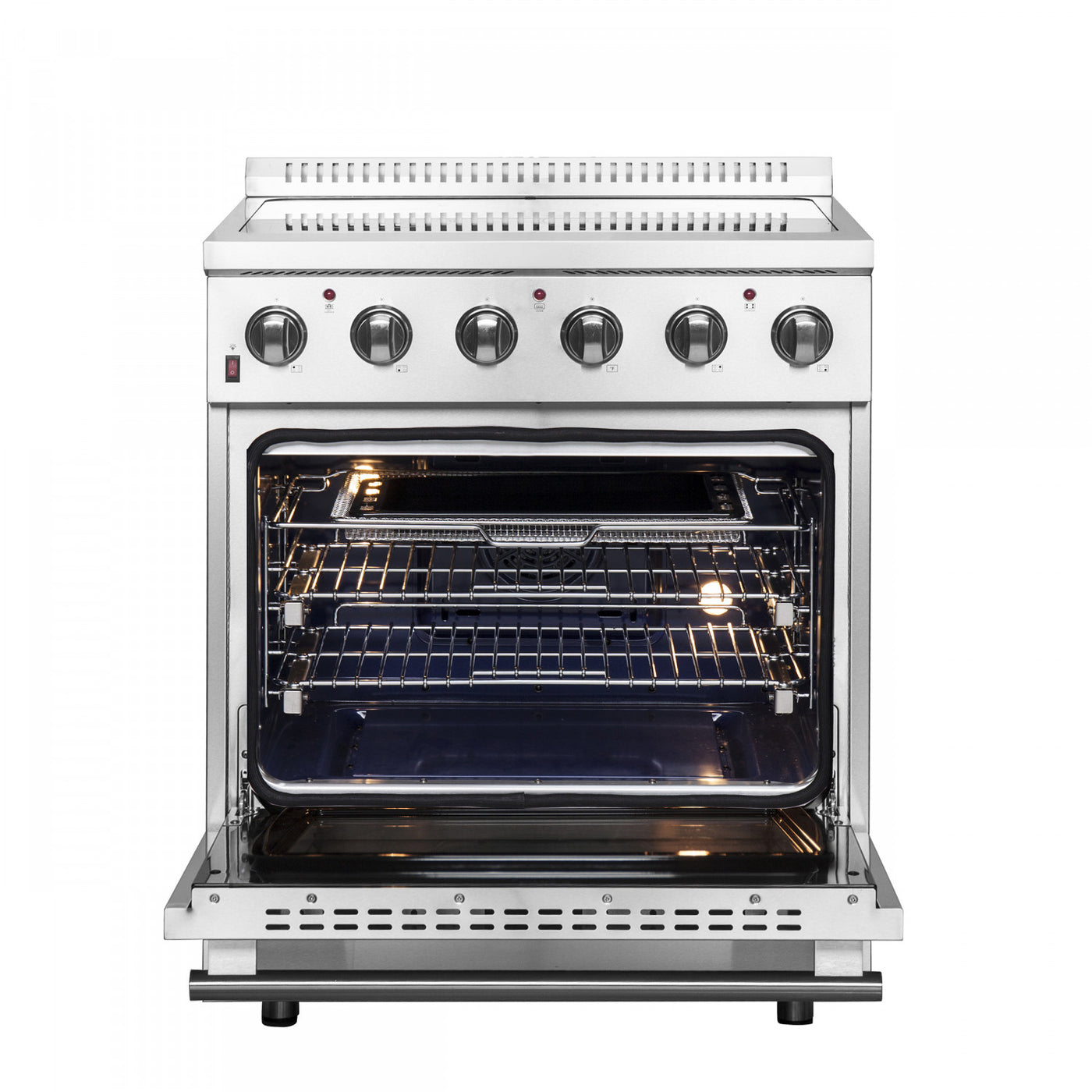Forno Galiano 30" Stainless Steel Freestanding Electric Range With True Convection And Air Fry (4.32 Cu. Ft.) - FFSEL6083-30