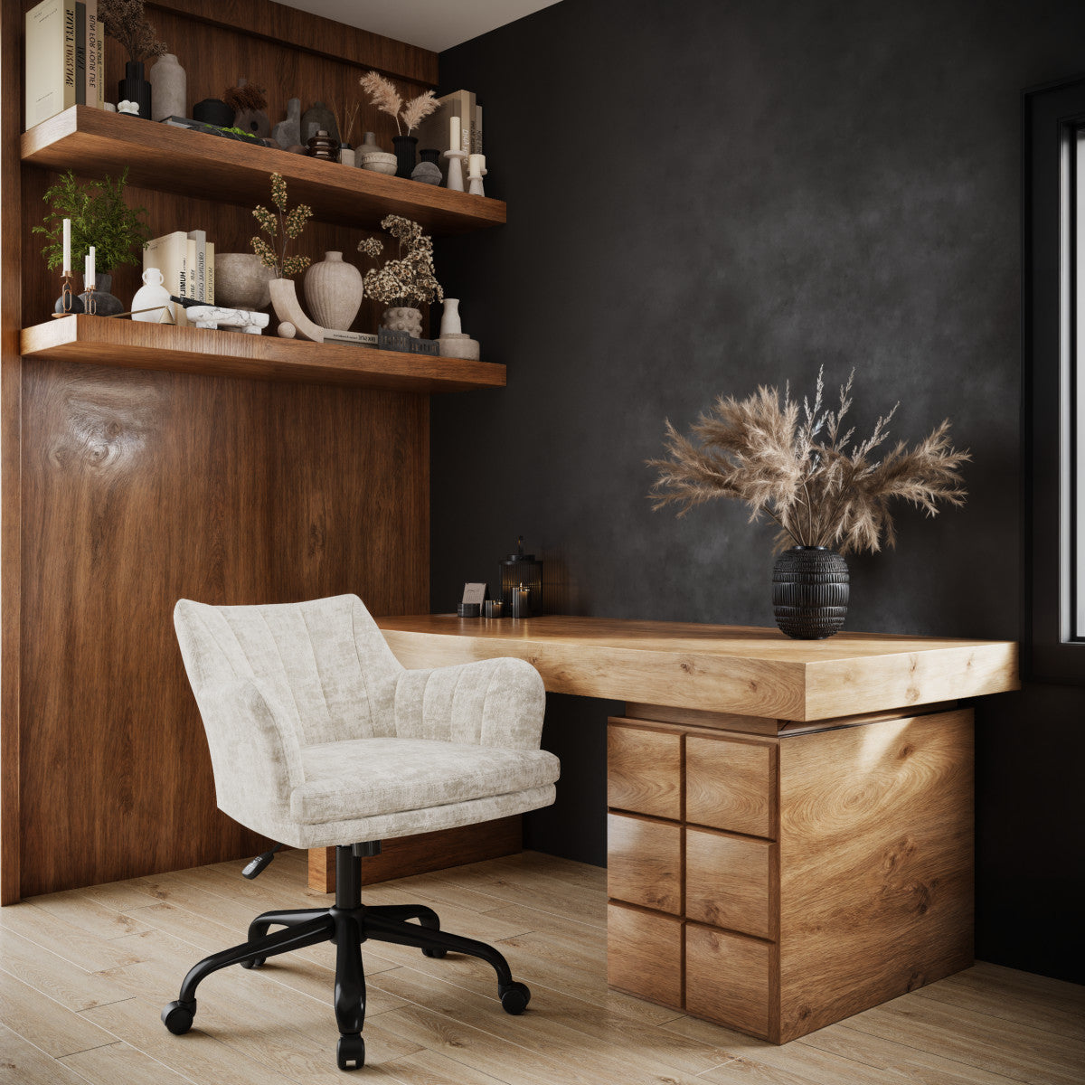 Mulan Office Chair - Beige