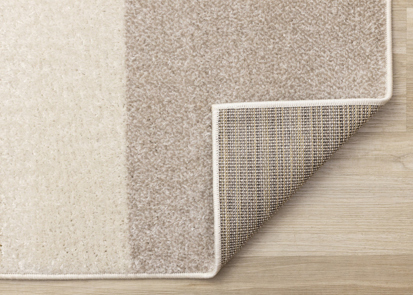 Maui Contemporary Geometric Area Rug - Cream Yellow - 8' X 11'