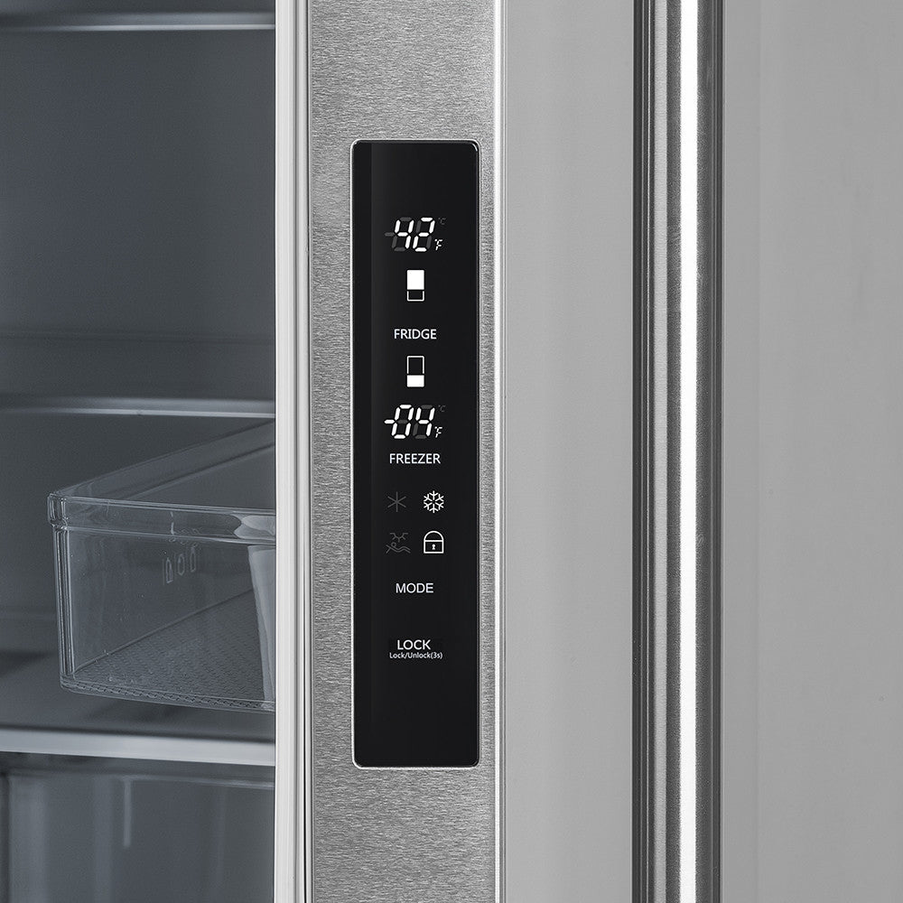 Forno Moena 40" 19.2 Cu.Ft. Stainless Steel Built-In French Door Refrigerator with Ice Maker - FFRBI1820-40SG