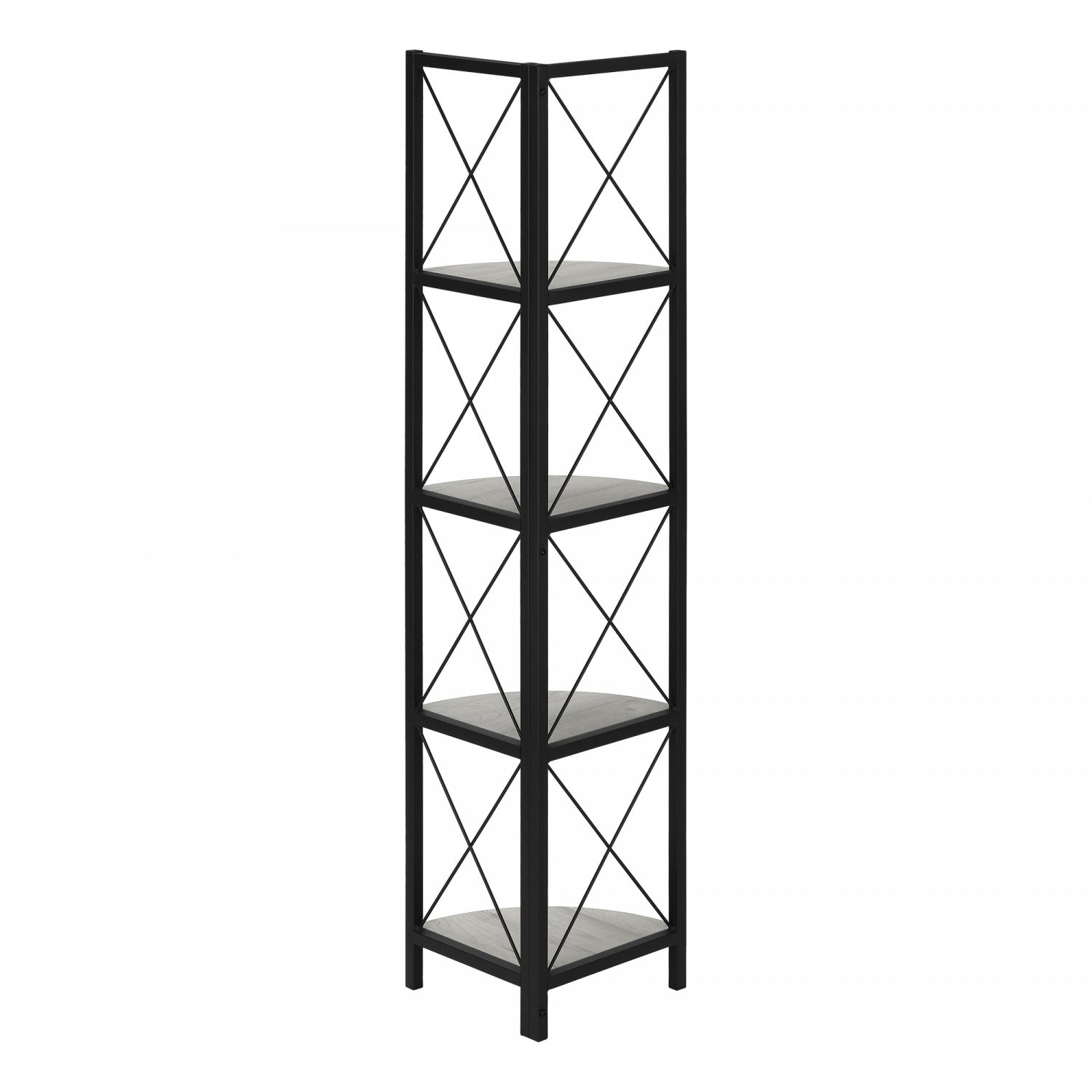 Zeva Bookcase - Grey