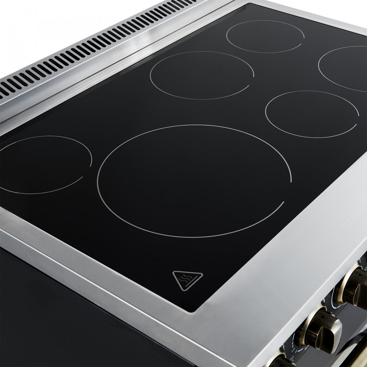 Forno Paolo 36" Black Freestanding Electric Range With True Convection (5.44 Cu. Ft.) - FFSEL6011-36BLK