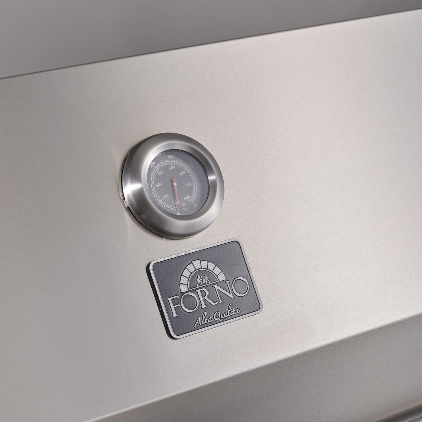 Forno Rimini Gray Countertop Outdoor Kitchen with 30" 62,600 BTU BBQ and Beverage Centre - FODKT2544BLK