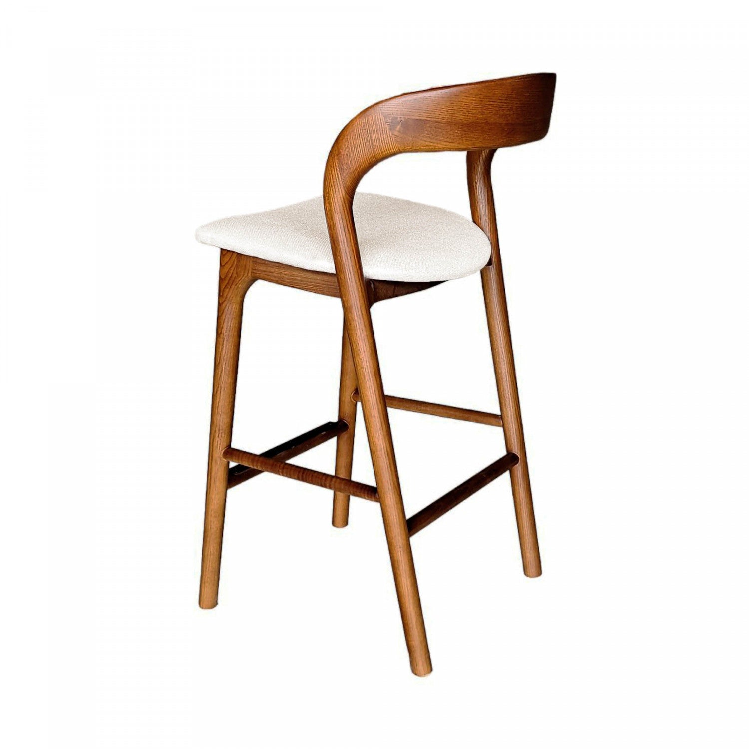 Brivonne Counter Stool - Walnut Frame