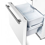 Forno Gallipoli White French Door Refrigerator with Ice Maker (17.5 Cu. Ft.) - FFFFD1974-31WHT