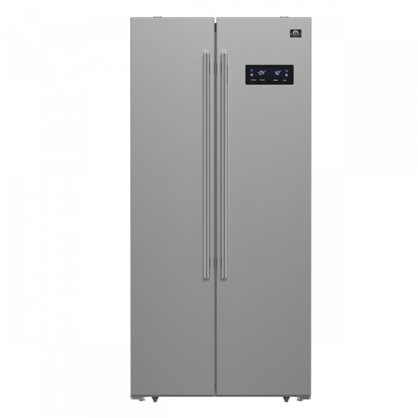 Forno Premium Stainless Steel Kitchen Package with Side-by-Side Refrigerator and Gas Range - FBDL-021-01CAUS