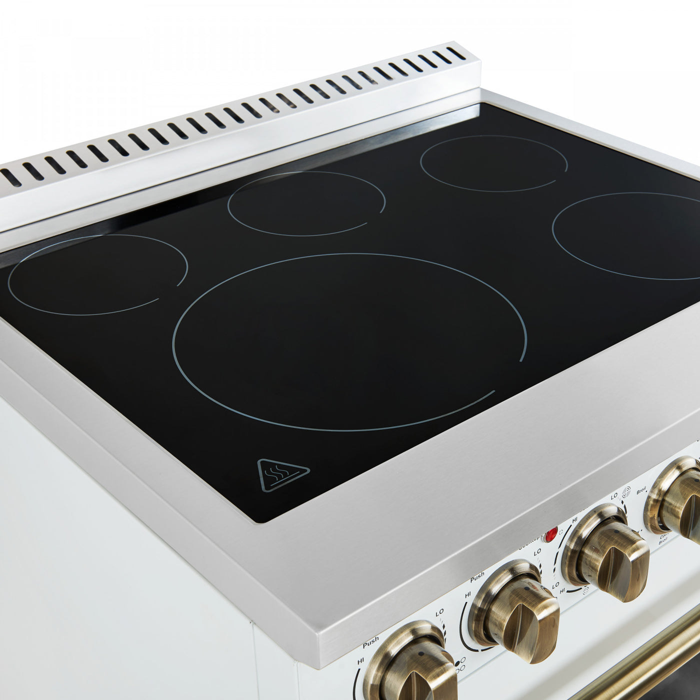 Forno Paolo White Freestanding Electric Range With True Convection (4.38 Cu. Ft.) - FFSEL6011-30WHT