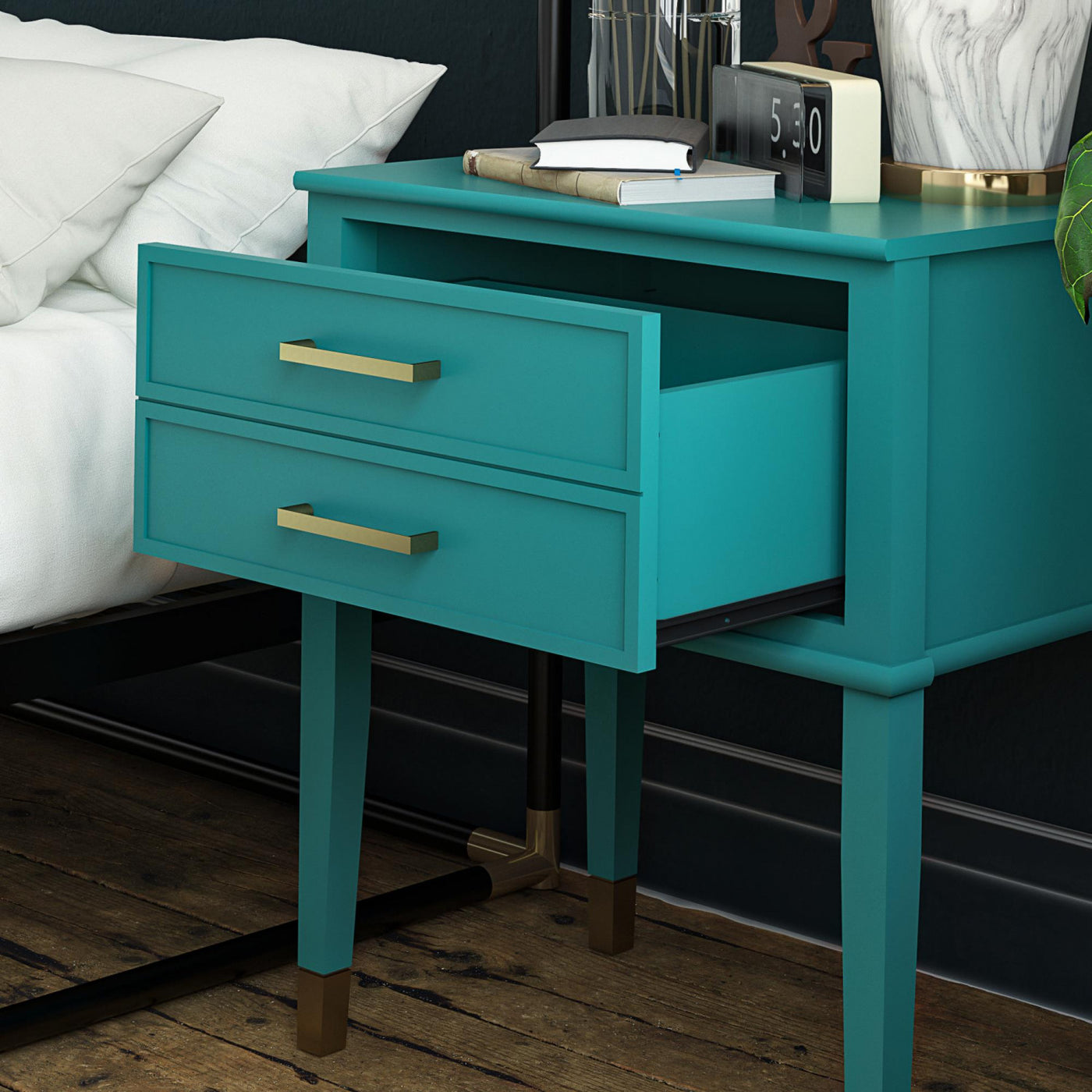 Westerleigh End Table - Emerald Green