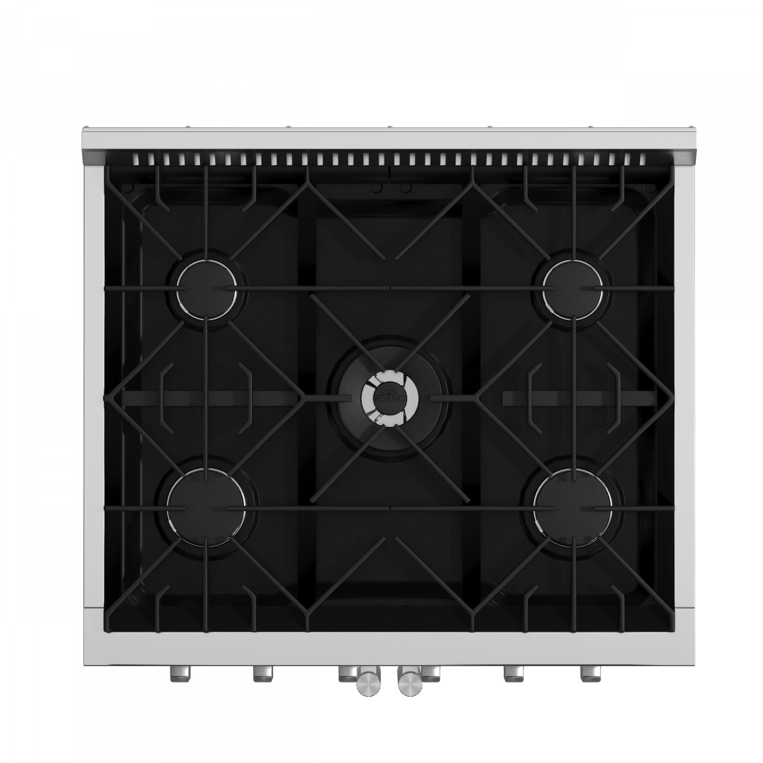 Forno Galiano 30" Stainless Steel French Door Freestanding Gas Range (4.32 Cu. Ft.) - FFSGS6444-30