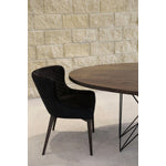 Lunvik Dining Chair - Black Velvet - Set of Two