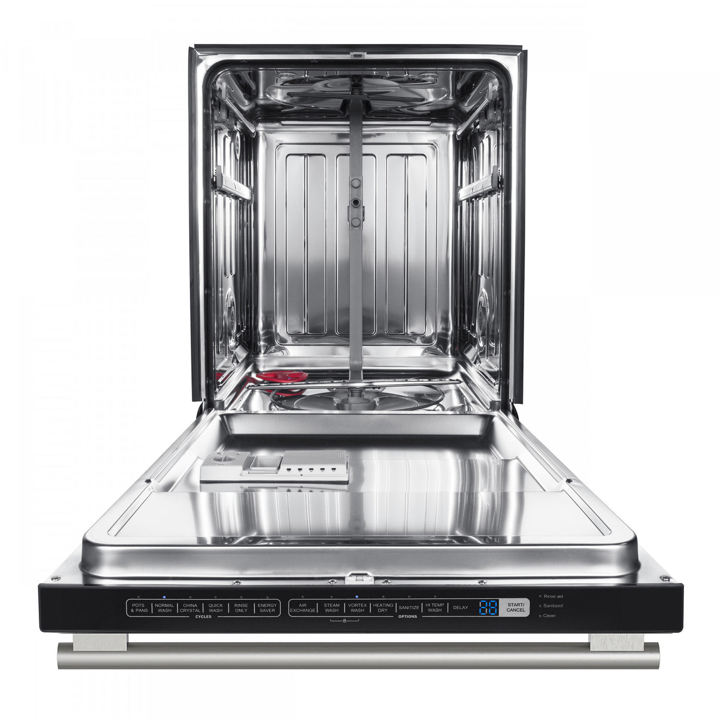 Forno Pozzo White Built-in Top Control Dishwasher (49 dBa) - FDWBI8067-24WHT