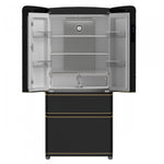 Forno Luigi Black French Door Refrigerator (18 Cu. Ft.) - FFFFD1791-33BLK