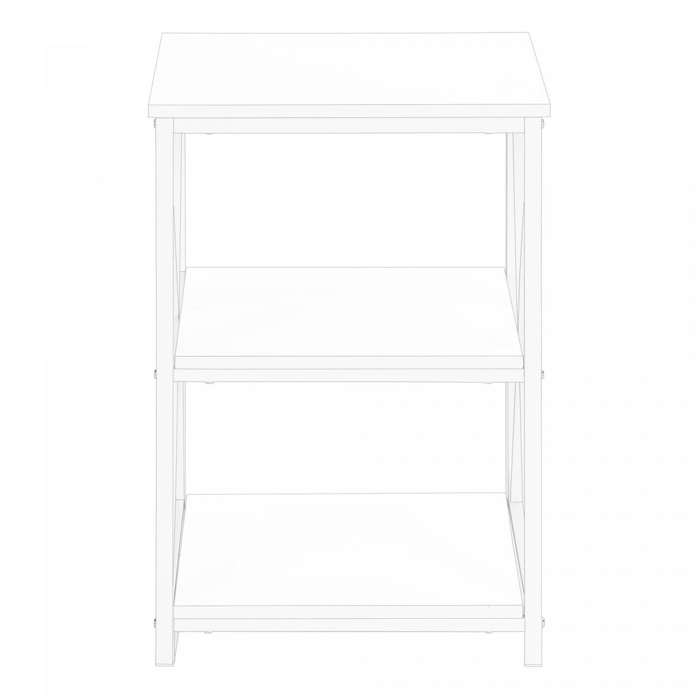 Miren Side Table - White