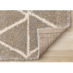 Halle Casual Contemporary Trellis Area Rug - Greige Cream - 8' X 11'