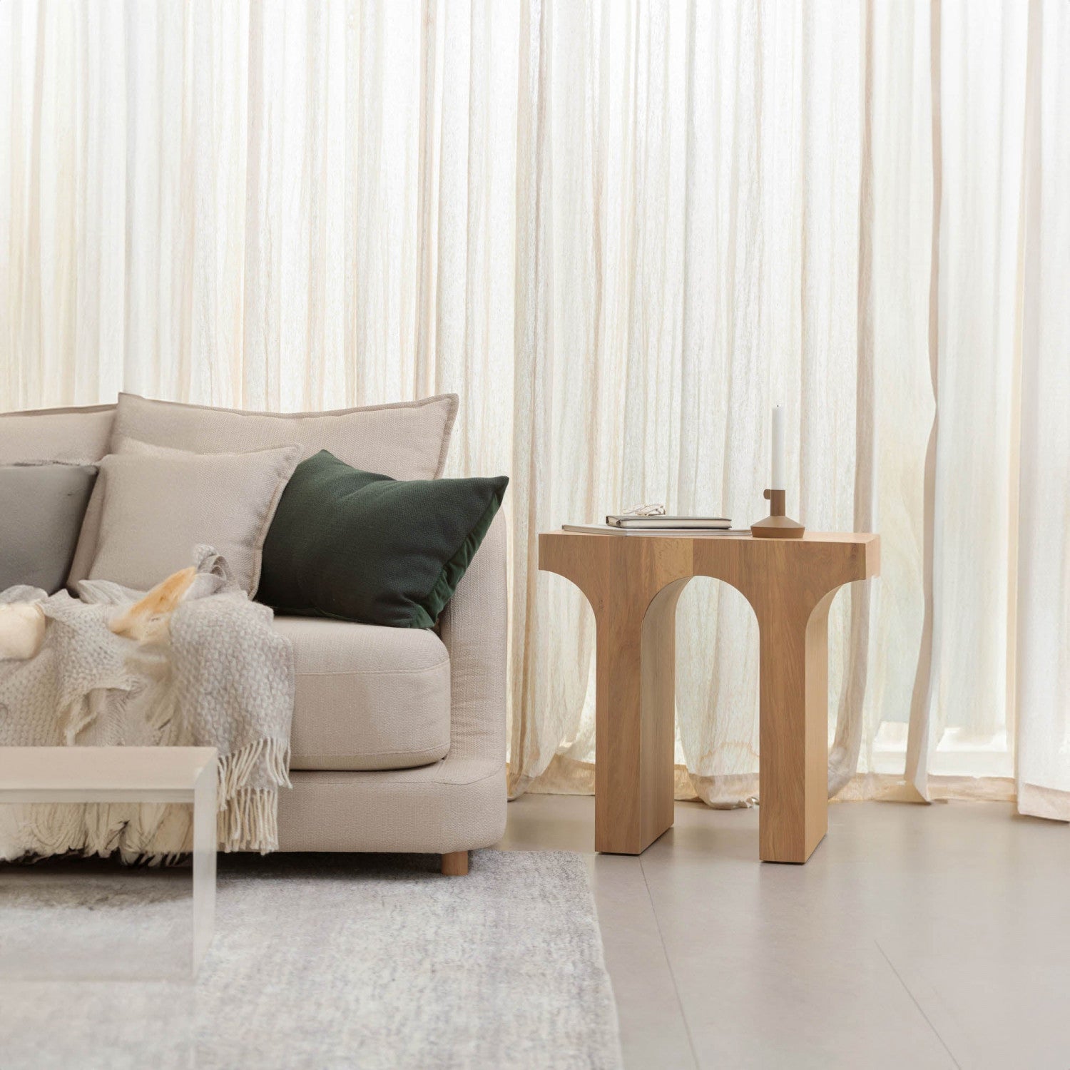 Ossin Side Table - Natural