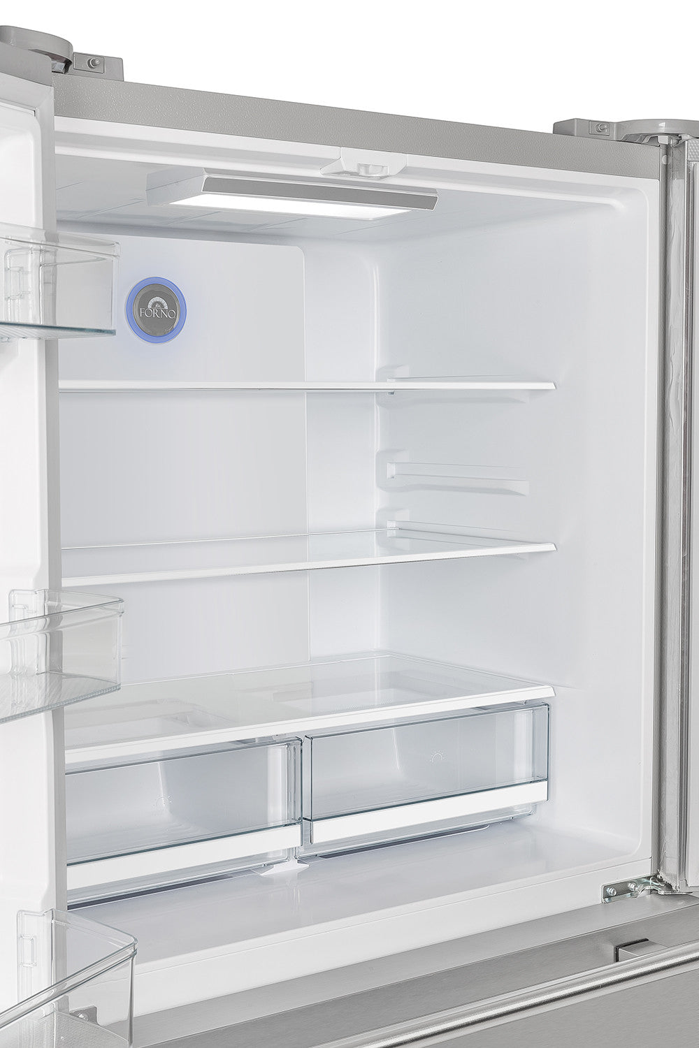Forno Moena Stainless Steel French Door Refrigerator with Ice Maker (19.2 Cu. Ft.) - FFRBI1820-40MG