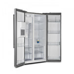 Forno Salerno 40" Stainless Steel Built-in Side-by-Side Refrigerator With Ice & Water Dispenser (20 Cu. Ft.) - FFRBI1844-40SG