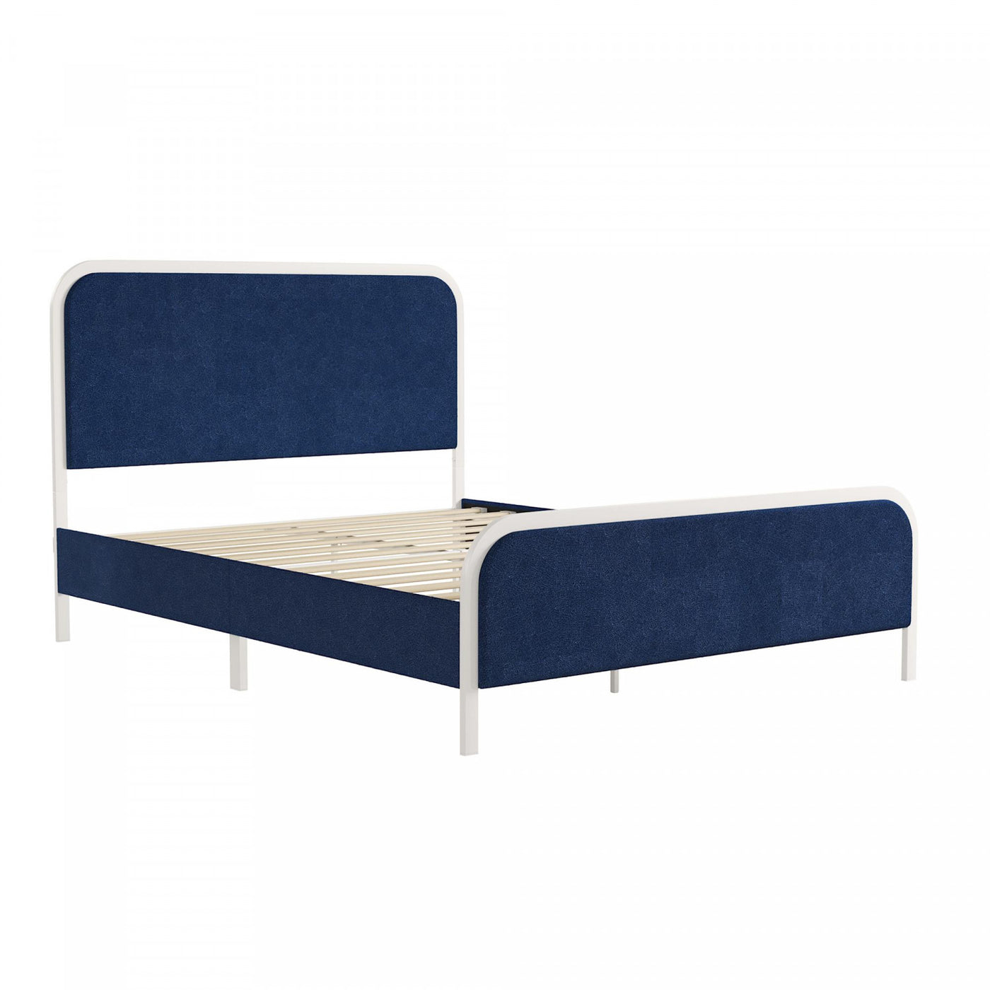 Novogratz Tallulah Upholstered Queen Platform Bed - Navy