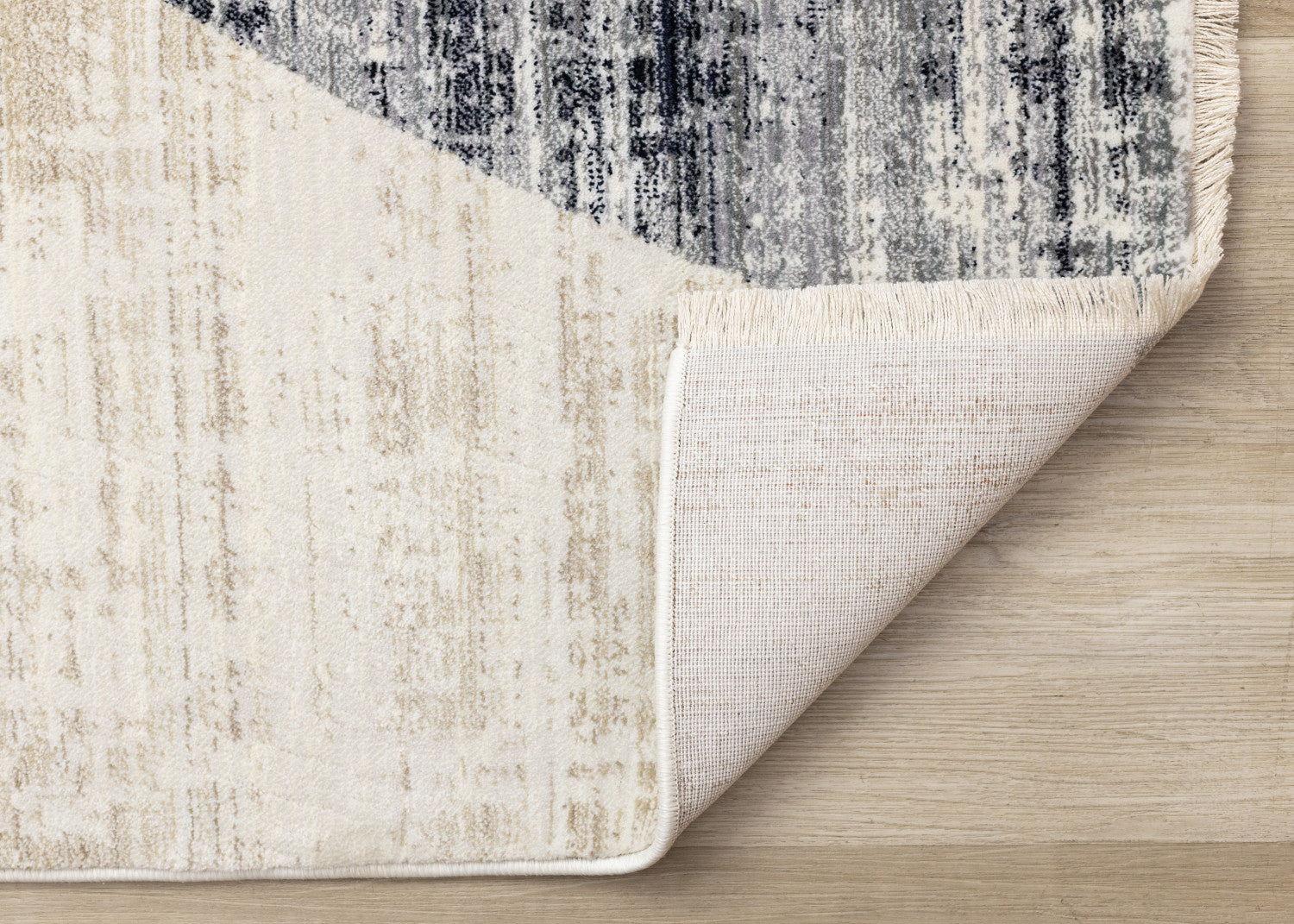 Sterling Modern Teardrop Area Rug - Brown Cream- 8' X 11'