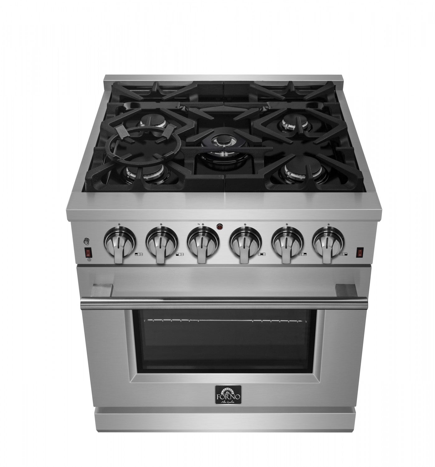 Forno Massimo 30" Stainless Steel Freestanding Gas Range With Air Fry (4.32 Cu. Ft.) - FFSGS6239-30