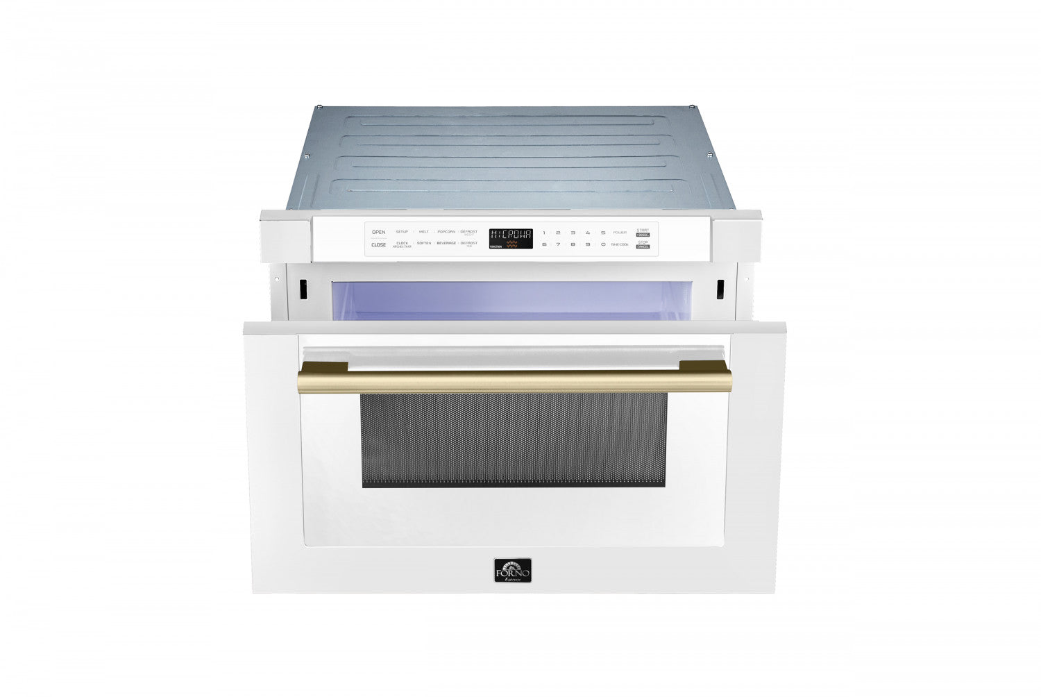 Forno Capoliveri White 24" Built-In Microwave Drawer (1.2 Cu. Ft.) - FMWDR3000-24WHT