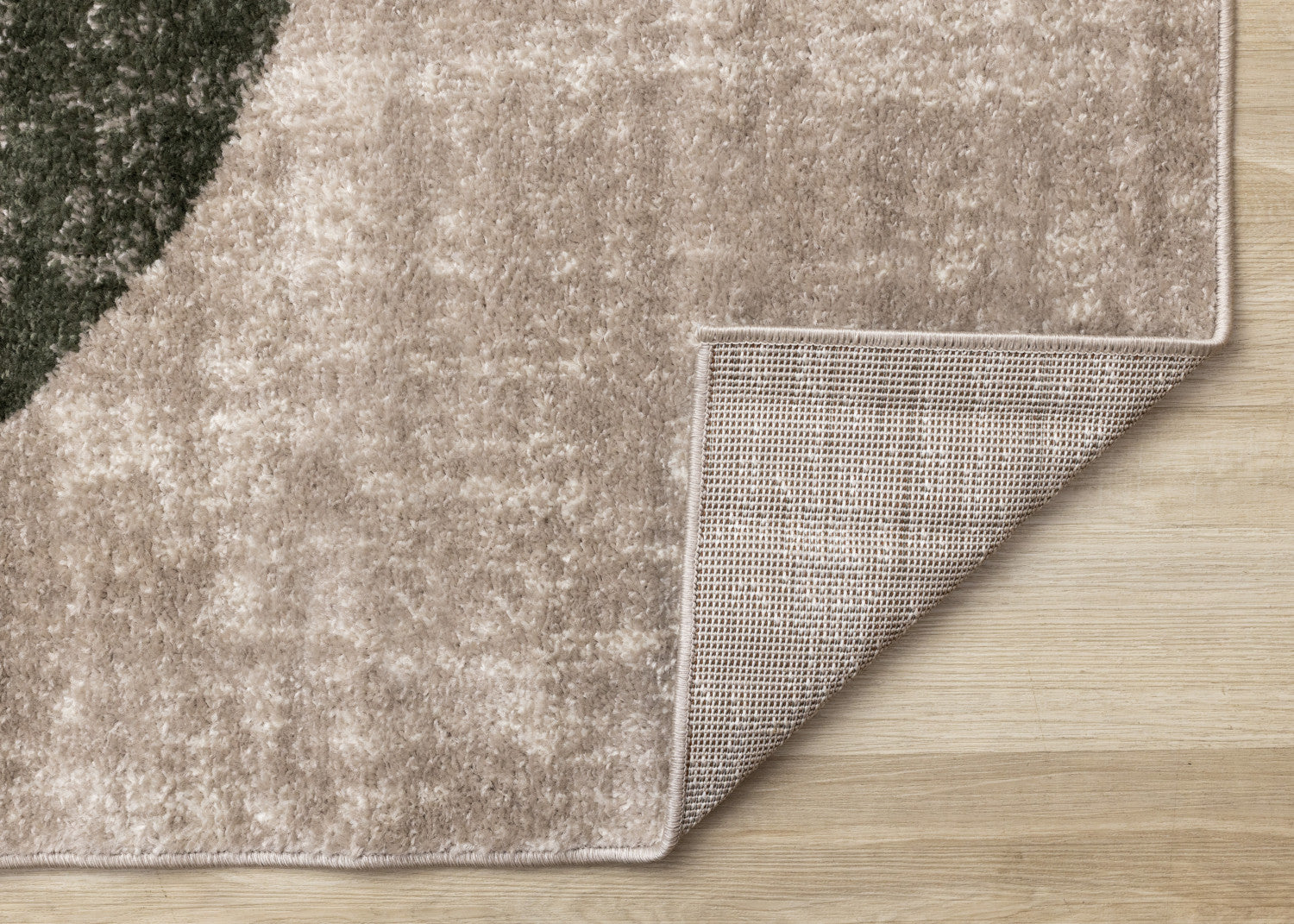 Maui Modern Geometric Area Rug - 5' X 8' - Grey/Green/Yellow