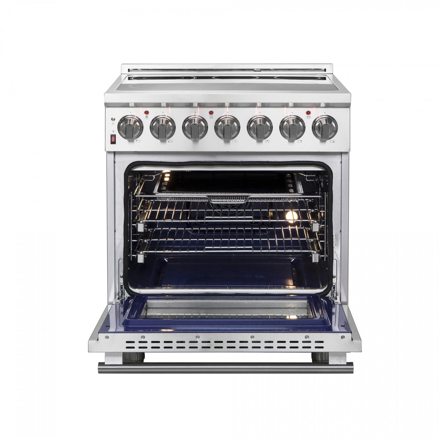 Forno Massimo 30" Stainless Steel Freestanding Electric Range With True Convection And Air Fry (4.32 Cu. Ft.) - FFSEL6020-30