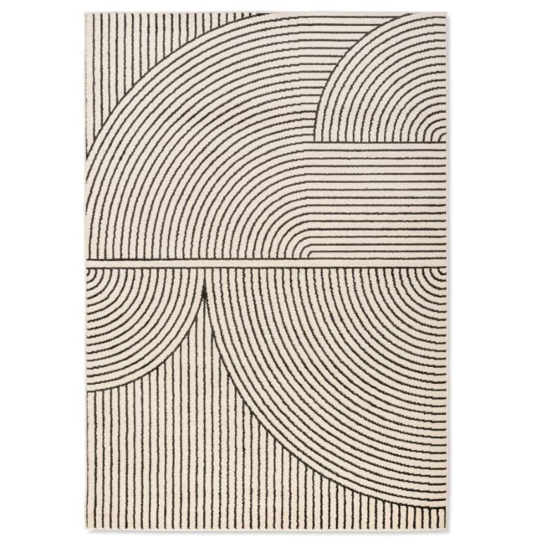 Urbane Arches Rug - 6' x 9' - Black