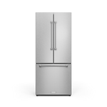 Thor Kitchen - Gordon Ramsay Collection 30" 17.5 Cu. Ft. Stainless Steel Counter-Depth French Door Refrigerator with Ice Maker - RF3017FFD99