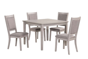 Rain 5-Piece Dining Set - Grey