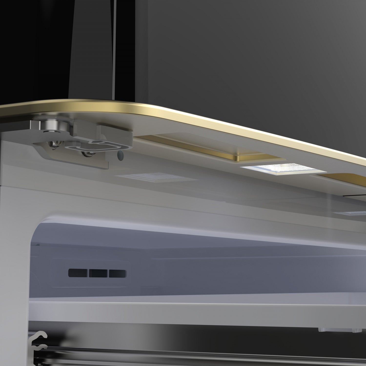 Forno Luigi 33" 18 Cu.Ft. Black French Door Refrigerator - FFFFD1791-33BLK