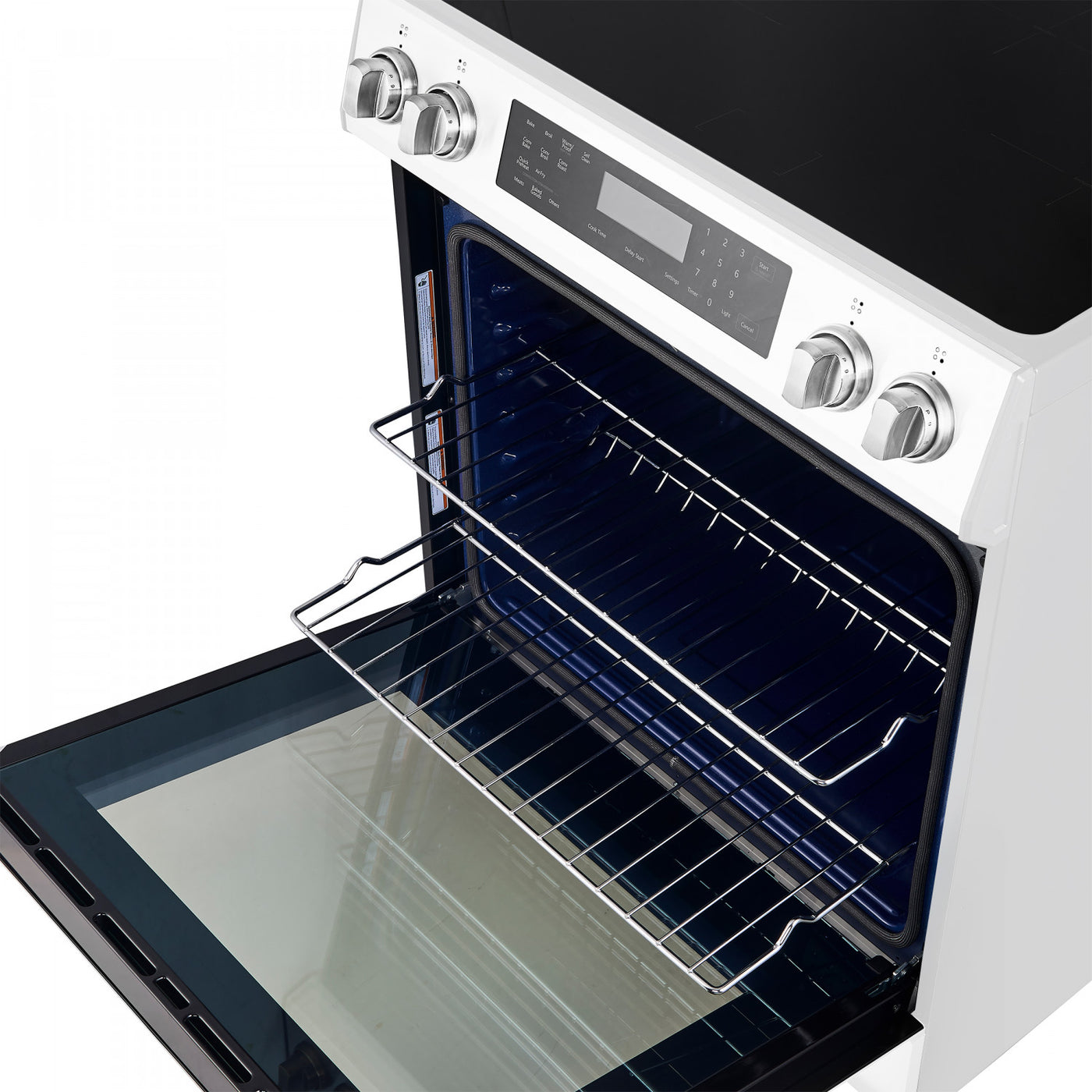 Forno Donatello White Slide-in Induction Range With True Convection (5.0 Cu. Ft.) - FFSIN0905-30WHT
